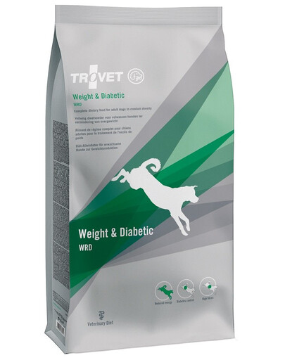 TROVET Weight Diabetic WRD pro psy 12,5 kg