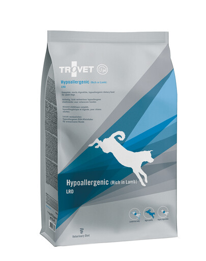 TROVET Hypoalergenní LRD Jehněčí pro psy s jehněčím 10 kg