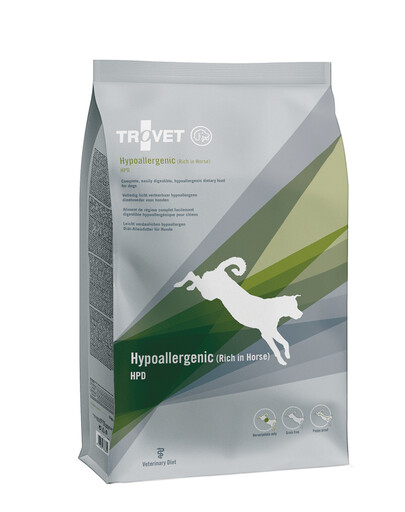 TROVET Hypoalergenní Horse HPD pro psy s koňským masem 10 kg