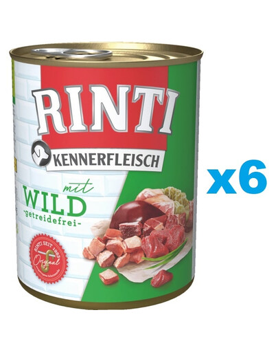 RINTI Kennerfleisch Zvěřina 6x800 g