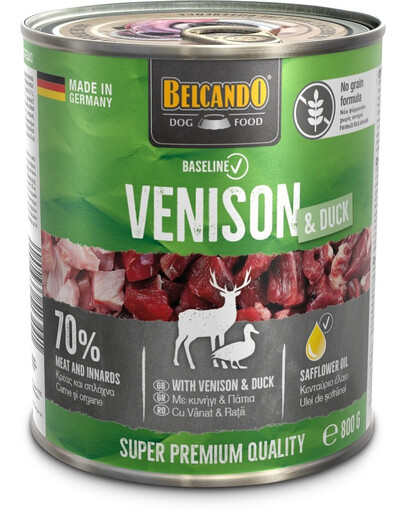 BELCANDO Baseline Zvěřina s kachnou 800g