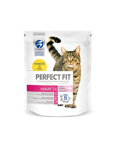 PERFECT FIT Adult 1+ bohatý na lososa 750g