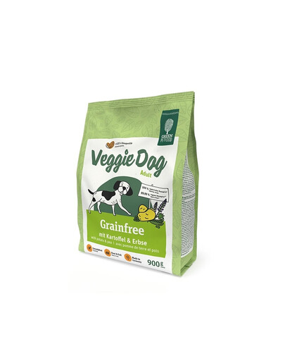 GREEN PETFOOD VeggieDog Grainfree Brambory s hráškem 900g