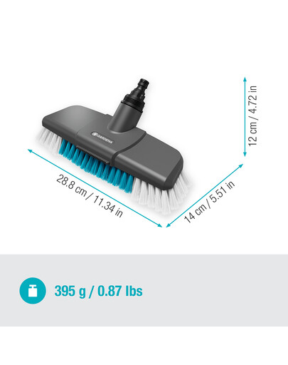 GARDENA Cleansystem szczotka do mycia twarda