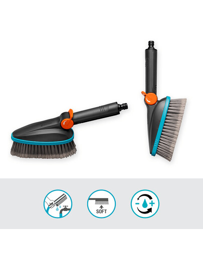 GARDENA Cleansystem szczotka ręczna miękka M