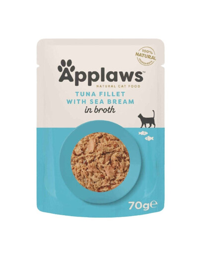 APPLAWS kapsička pro koťata 70g tuňák a pražma