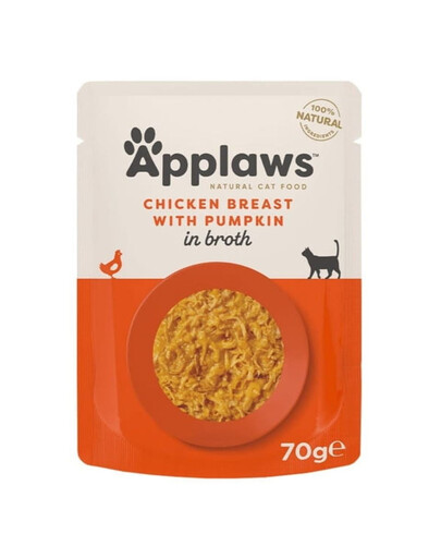 APPLAWS Kapsička pro kočky 70g kuřecí a dýně
