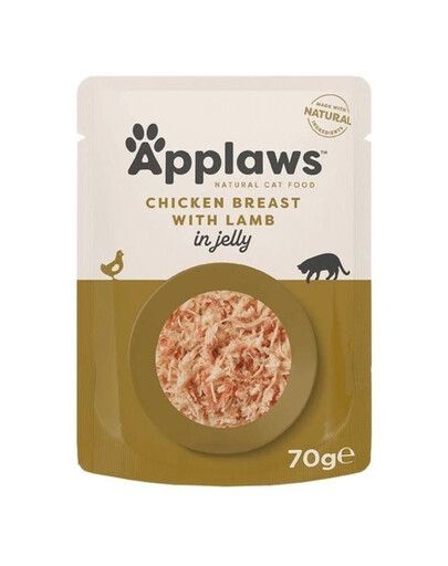 APPLAWS Cat Jelly kuře prsa & jehněčí 70 g