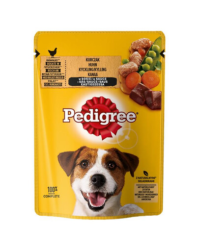 PEDIGREE kuřecí a zelenina v omáčce 0.1 kg