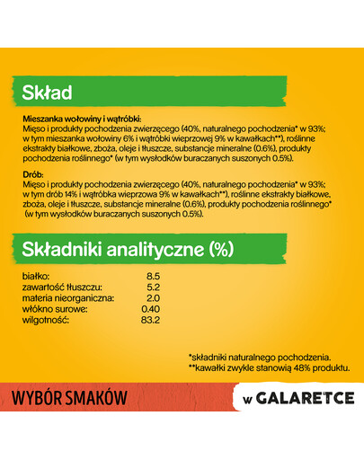 PEDIGREE hovězí a drůběž 4 x 0.1 kg