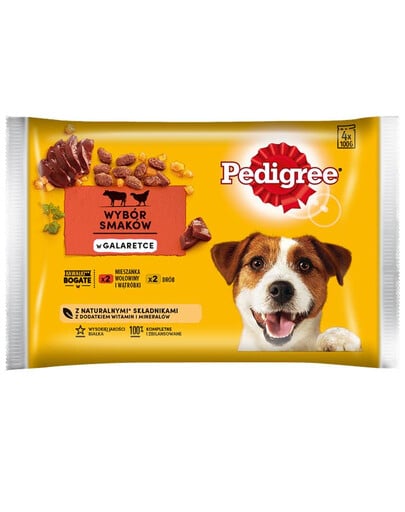 PEDIGREE hovězí a drůběž 4 x 0.1 kg
