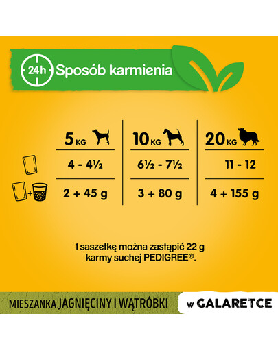 PEDIGREE Jehněčí v želé 100 g