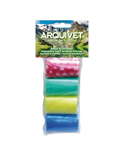 ARQUIVET Sáčky na psí exkrementy 4 role x 20 ks