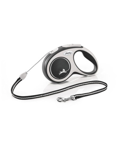 FLEXI Vodítko New Comfort S Cord 5 m černé