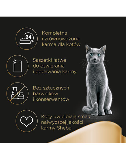 SHEBA Fresh & Fine kapsičky 6x50g Losos, tuňák, treska