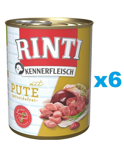RINTI Kennerfleisch Turkey 6x400g