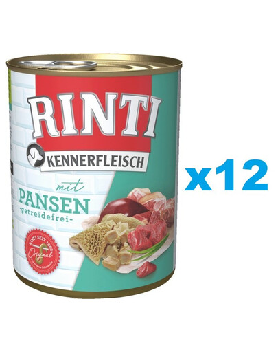 RINTI Kennerfleisch žaludky 12x400 g