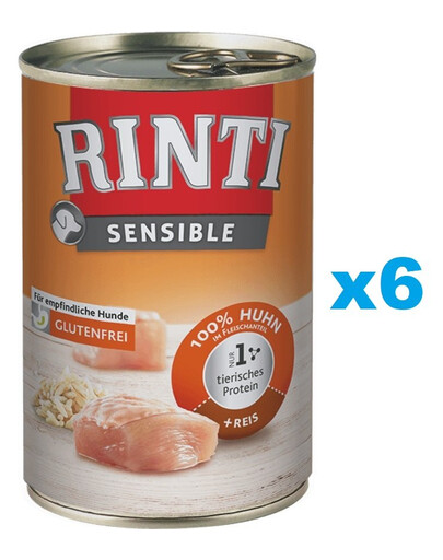 RINTI Sensible kuřecí s rýží  6x400 g