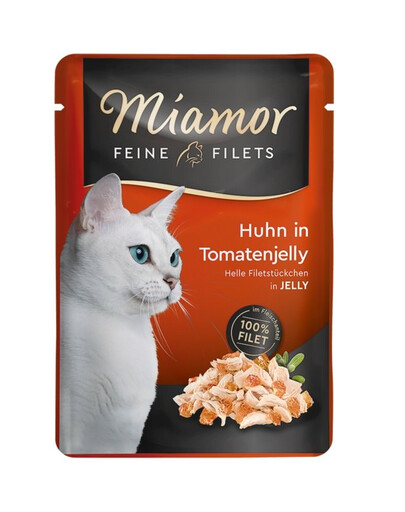 MIAMOR Feline Filets Kuře a rajčate v želé 12x100 g