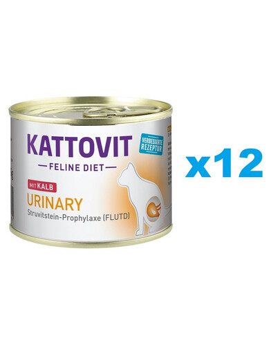 KATTOVIT Feline Diet Urinary Telecí 12 x 185 g