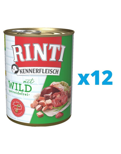 RINTI Kennerfleisch Zvěřina 12 x 400 g