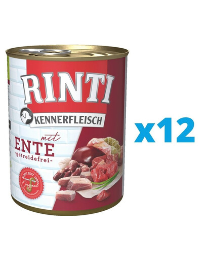 RINTI Kennerfleisch Kachna 12 x 400 g