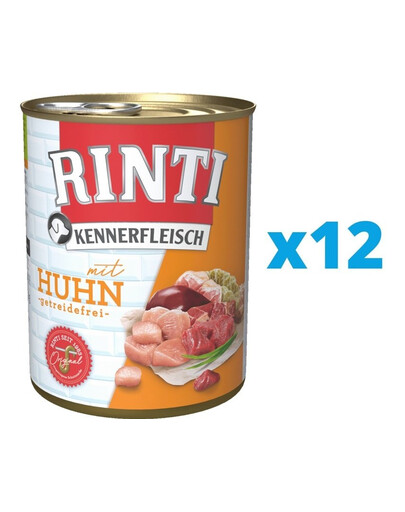RINTI Kennerfleisch Kuře 12 x 800 g