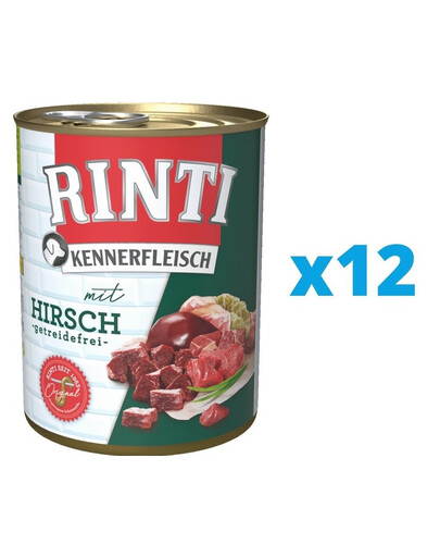 RINTI Kennerfleisch Jelen 12 x 800 g
