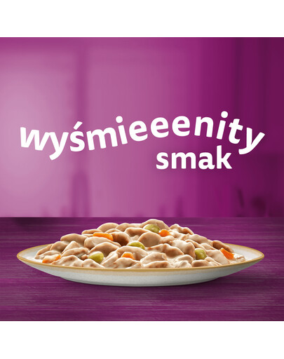 WHISKAS Tasty Mix Krémové variace s kuřecím, jehněčím a krůtím masem v omáčce 12x85g