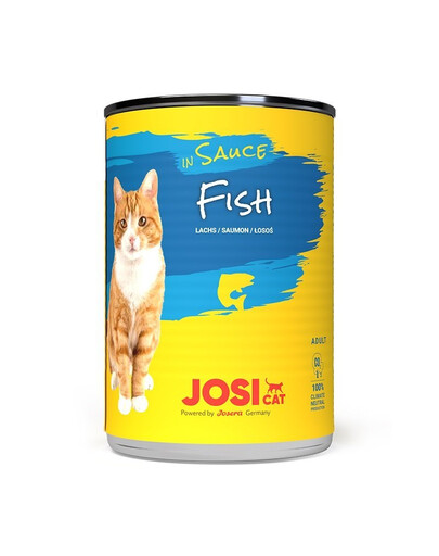 JOSERA JosiCat Mix příchutě v omáčce pro dospělou kočku 6x415g ryba a kuře