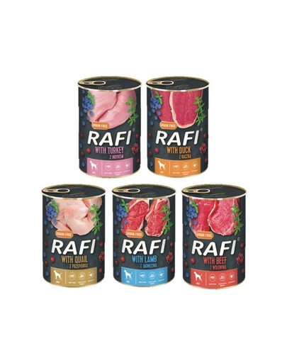 DOLINA NOTECI RAFI Mix 5 příchutí 400 g x 60