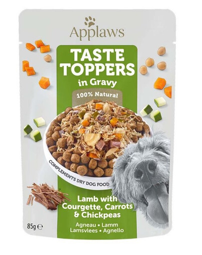 APPLAWS APPLAWS Taste Toppers Jehněčí maso, mrkev, cizrna v želé 85 g