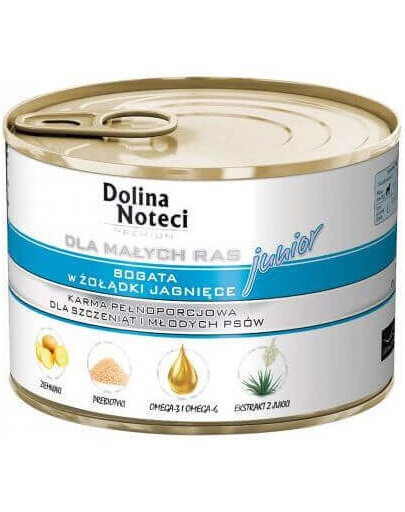 DOLINA NOTECI Premium Junior 185g konzerva pro štěňata malých plemen