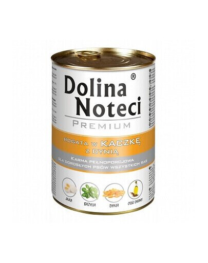 DOLINA NOTECI Premium bohatá na maso 400g konzervy pro psy