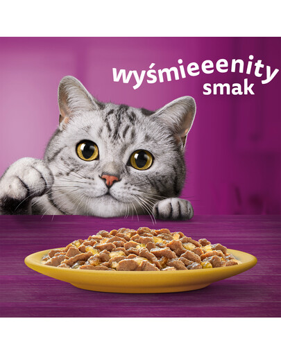 WHISKAS Adult 85g sáček vlhkého krmiva pro dospělé kočky v kuřecím želé