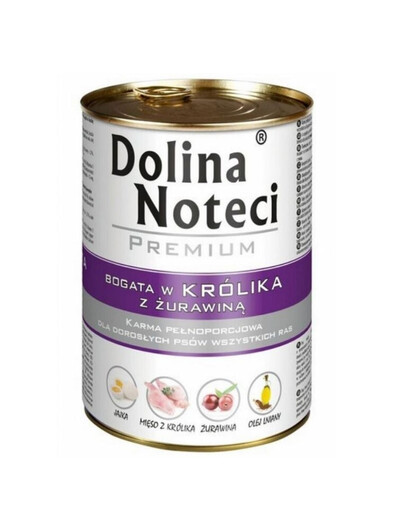 DOLINA NOTECI Premium bohatá na maso 400g konzervy pro psy