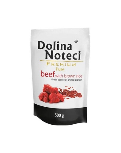 DOLINA NOTECI Premium Pure Beef s rýží 500g