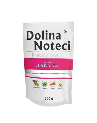 DOLINA NOTECI Premium Bohatá na maso 500g kapsičky pro psy