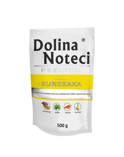 DOLINA NOTECI Premium Bohatá na maso 500g kapsičky pro psy