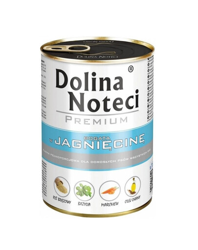 DOLINA NOTECI Premium bohatá na maso 400g konzervy pro psy