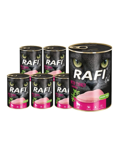 DOLINA NOTECI RAFI Cat adult Krůta 12x 400g konzervy pro kočky