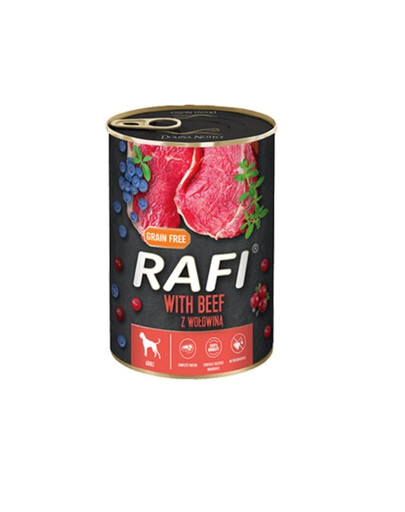 DOLINA NOTECI RAFI Beef 400 g hovězí konzerva pro psy