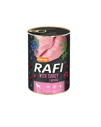 DOLINA NOTECI RAFI Turkey 400g konzervy pro psy