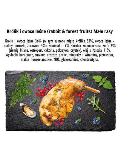 PAKA ZWIERZAKA Seventh Heaven S 9kg Králík s lesním ovocem