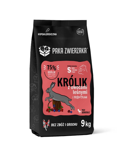 PAKA ZWIERZAKA Seventh Heaven S 9kg Králík s lesním ovocem