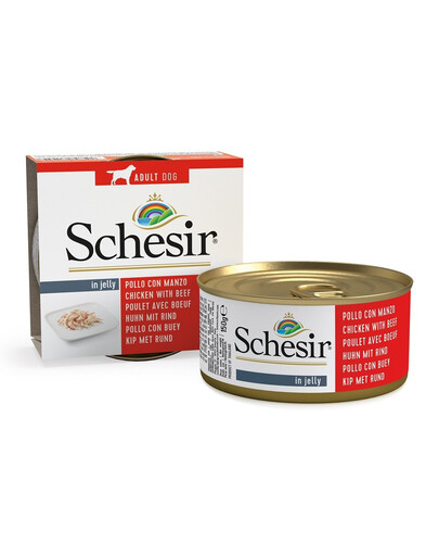 SCHESIR Kuřecí + Hovězí v želé 150g