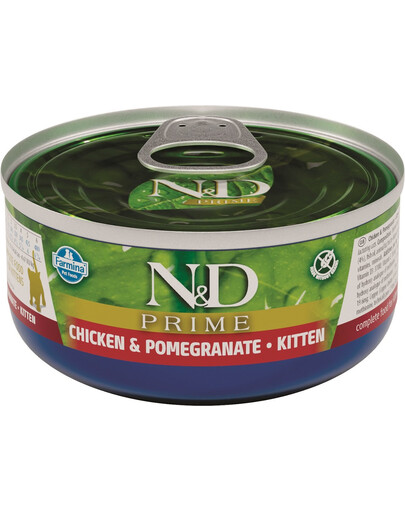 FARMINA N&D PRIME Chicken & Pomegranate Kitten 80g