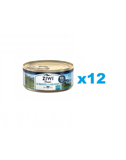 ZIWIPEAK Cat Mackerel & Lamb 12 x 85 g