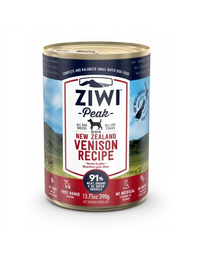 ZIWIPEAK Dog zvěřina  390 g