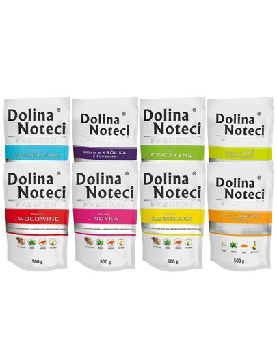 DOLINA NOTECI Premium Bohatá na maso MIX příchutí 10x500g